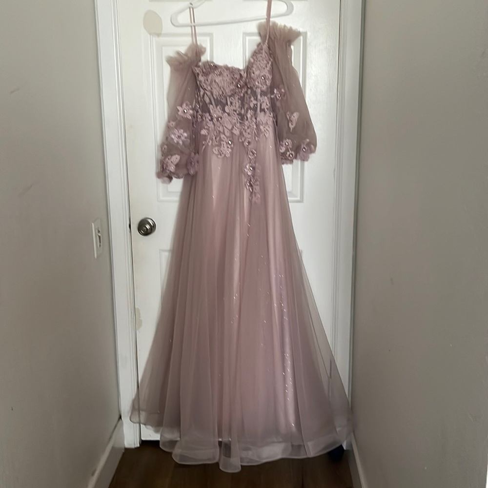 Mauve quinceniera dress